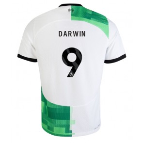 Liverpool Darwin Nunez #9 Venkovní Dres 2023-24 Krátký Rukáv